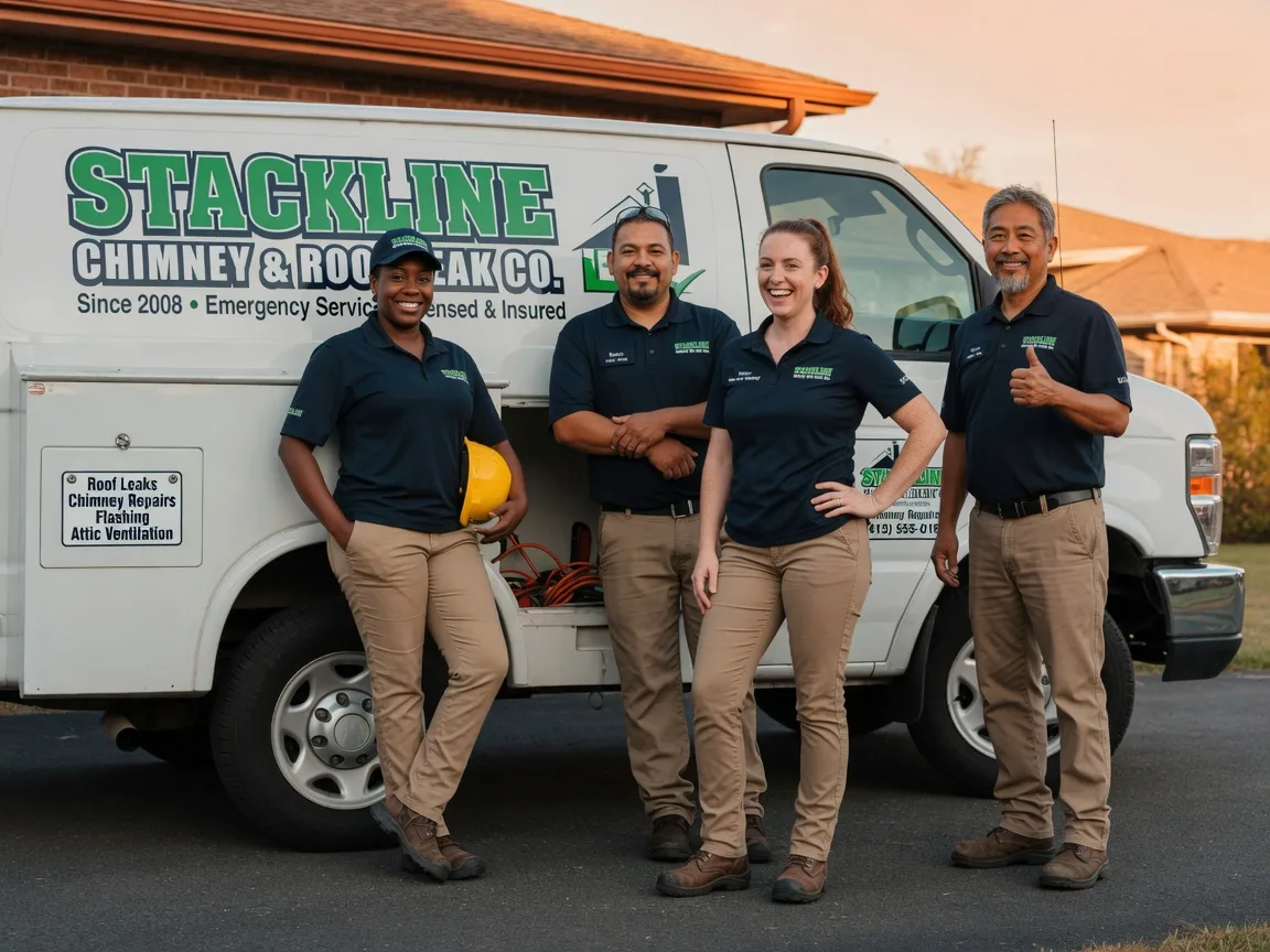 Chimney flashing repair company in Etoile, TX
